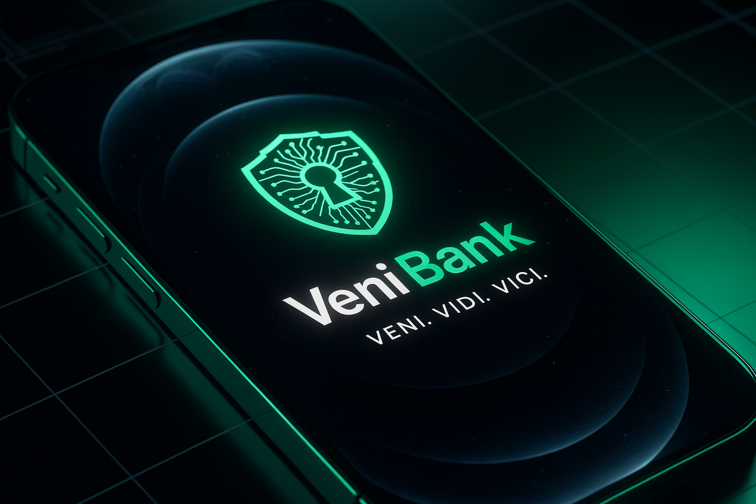 Identidade visual VeniPay — segurança e tecnologia em pagamentos